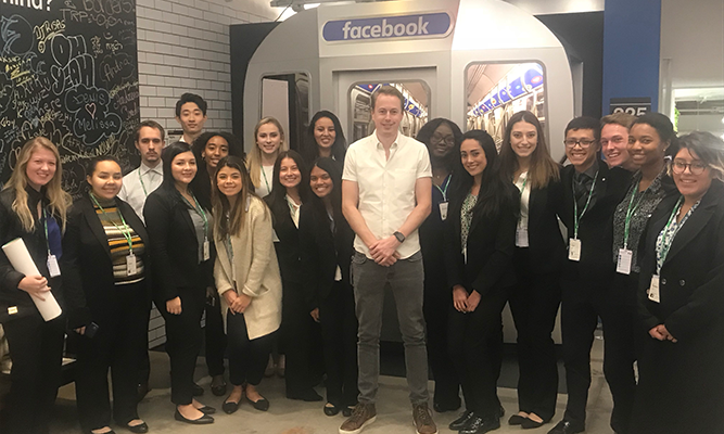 International Business Students Visit Top Companies in NYC