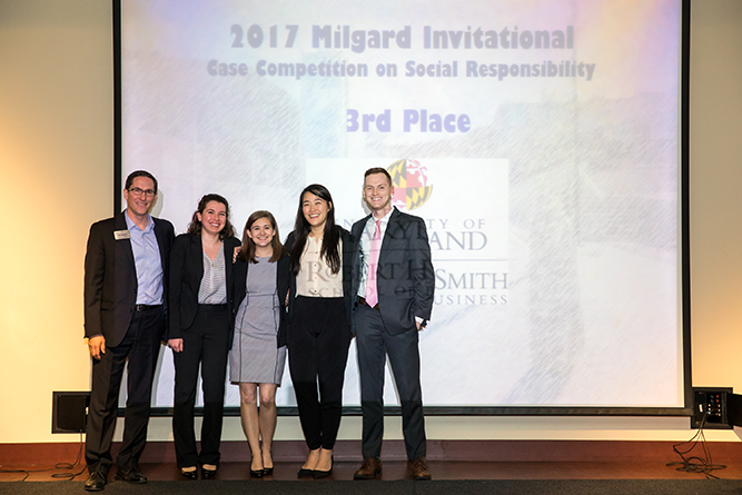 Smith Undergrads Place Third in Case Competition on Social Responsibility