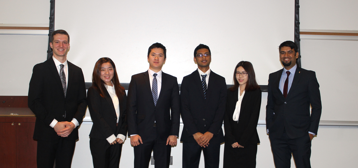 Specialty Masters Students Compete in Smith School Case Competition 