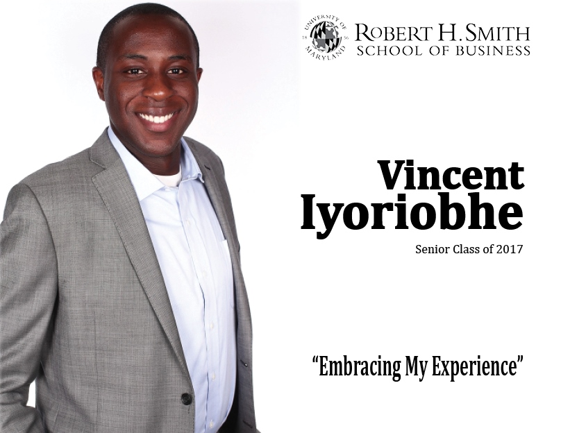 Vincent Iyoriobhe ’17 Is Embracing His Experience