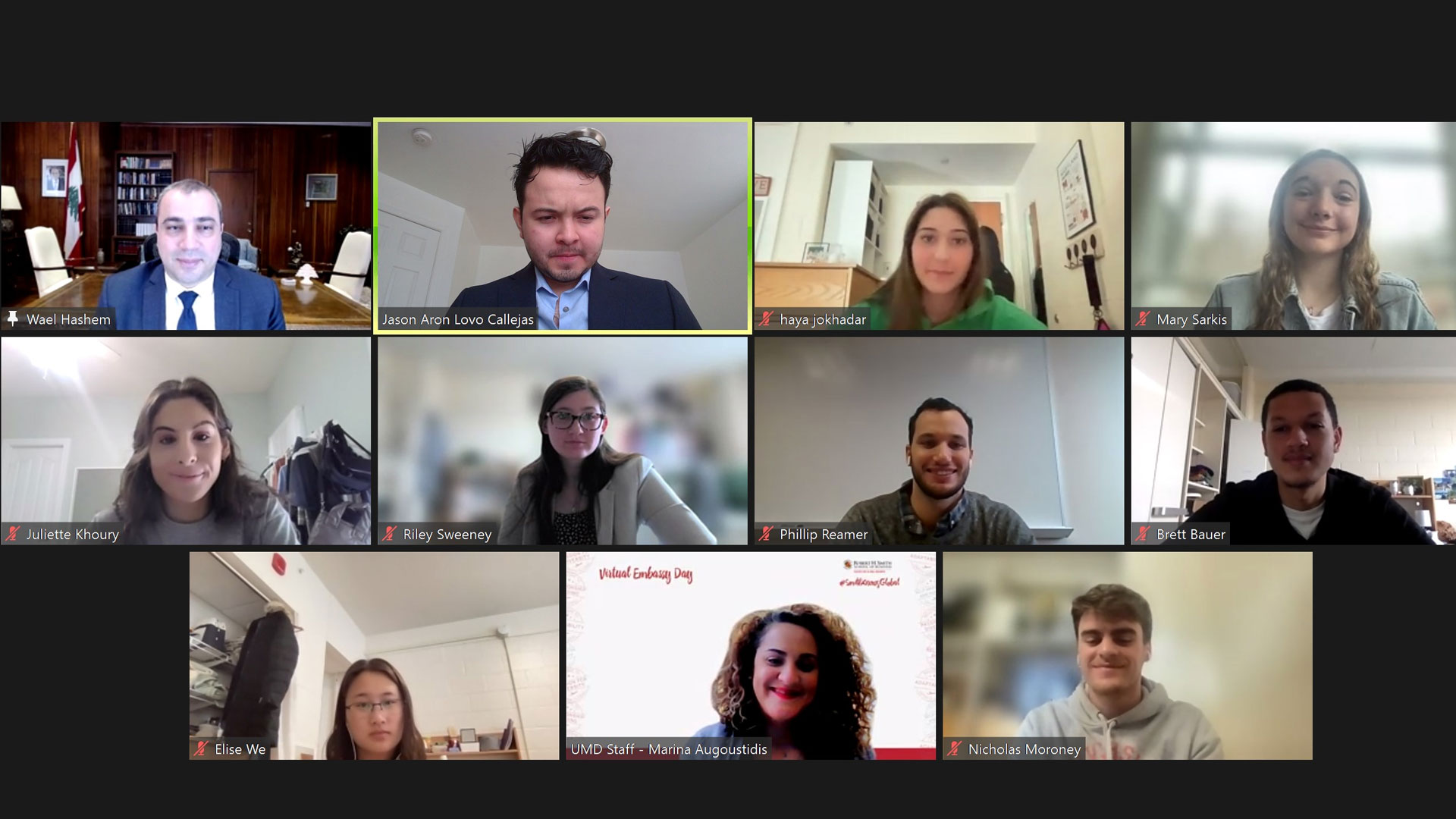For Students, a Day for Embassies and Global Thinking Maryland Smith