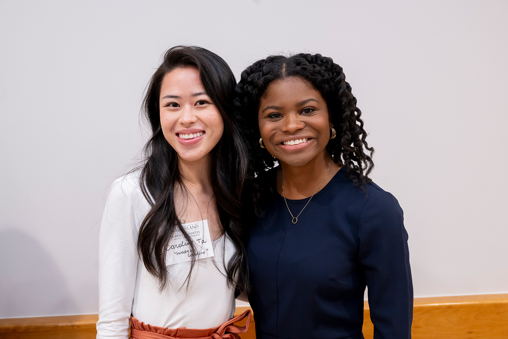 Caroline Ta ’21 CEO and founder, Sweets by Caroline and Foluké Tuakli ’16