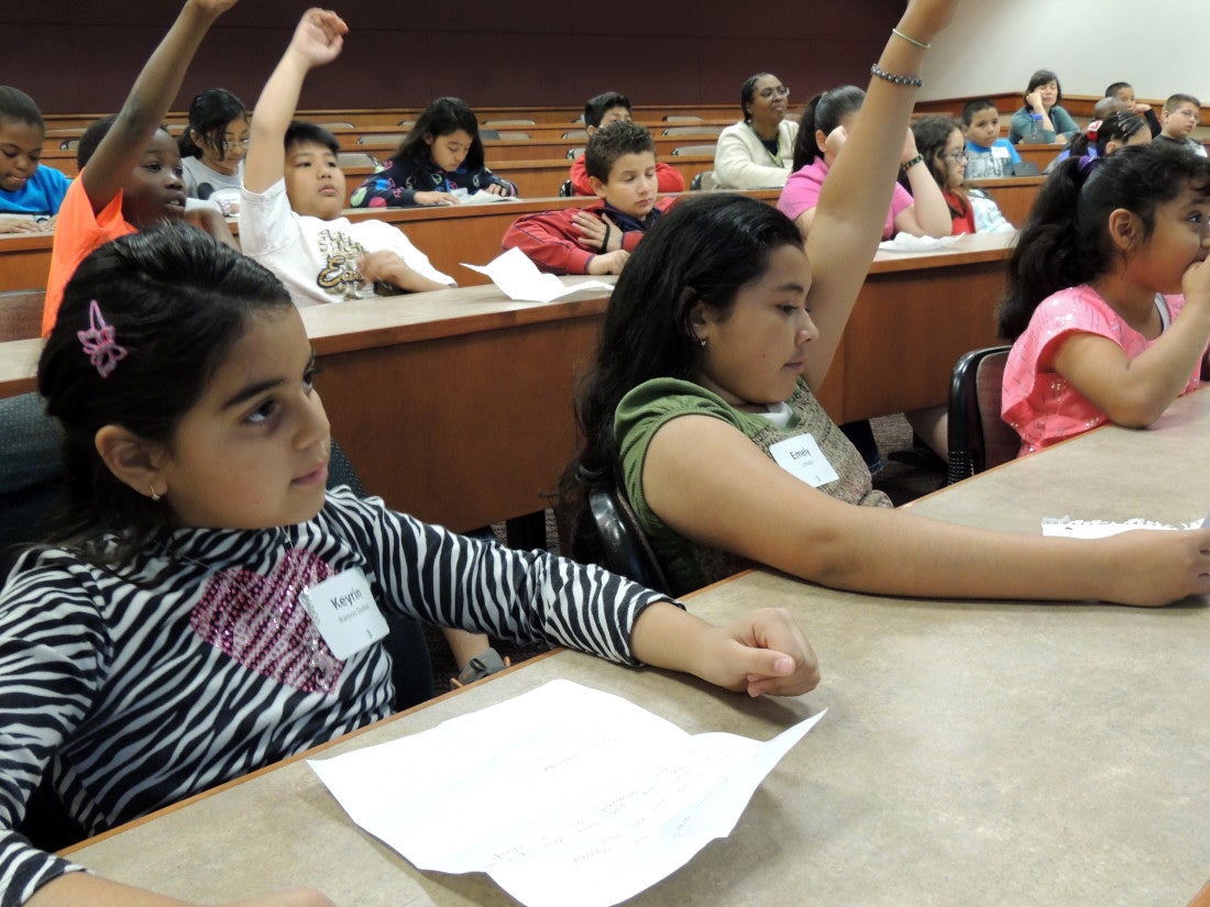 Schoolchildren Visit Smith for Career Day