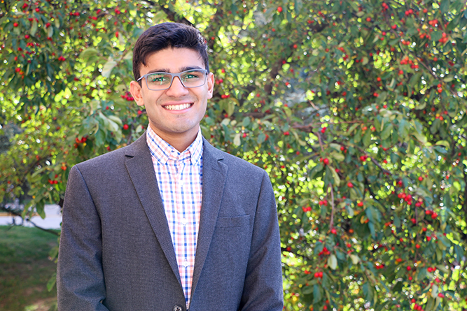 Ankit Sheth '20 Pursues His Passion at Smith