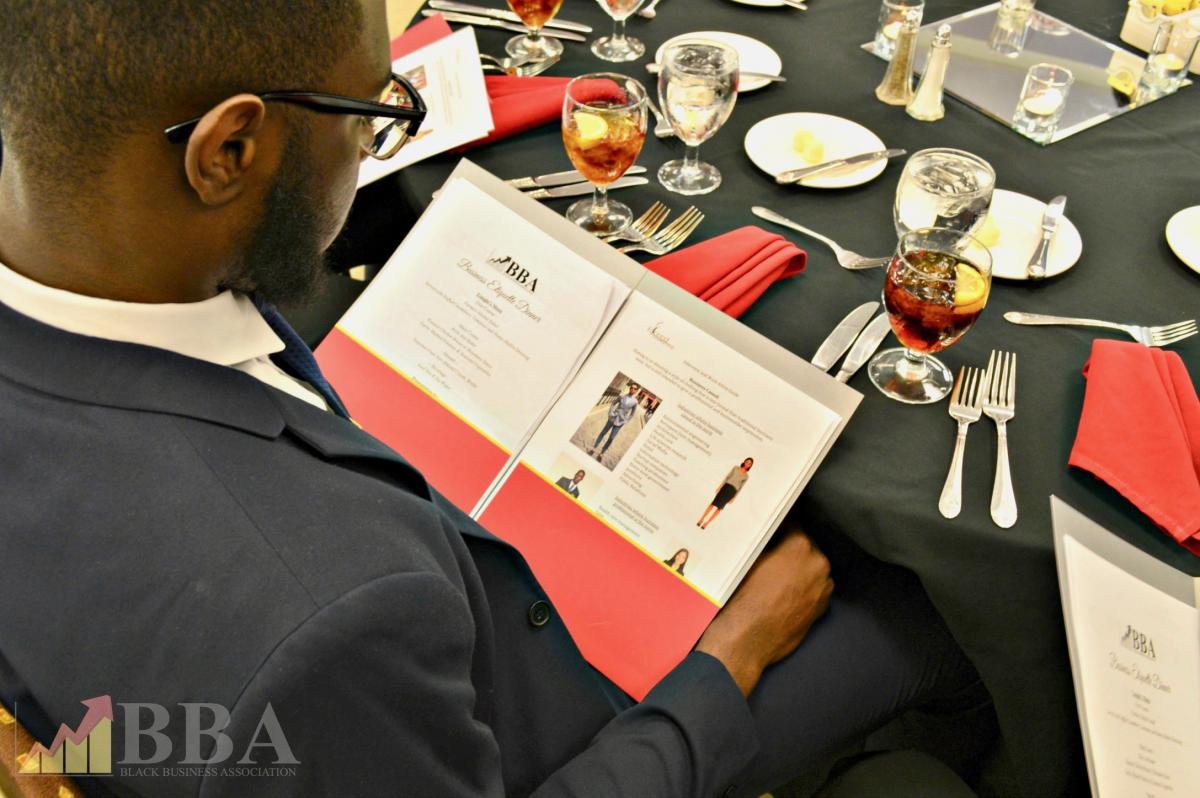 BBA Hosts Business Etiquette Dinner