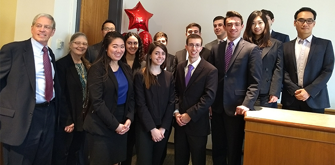 Finance Majors Participate in Emerging CFOs Case Competition
