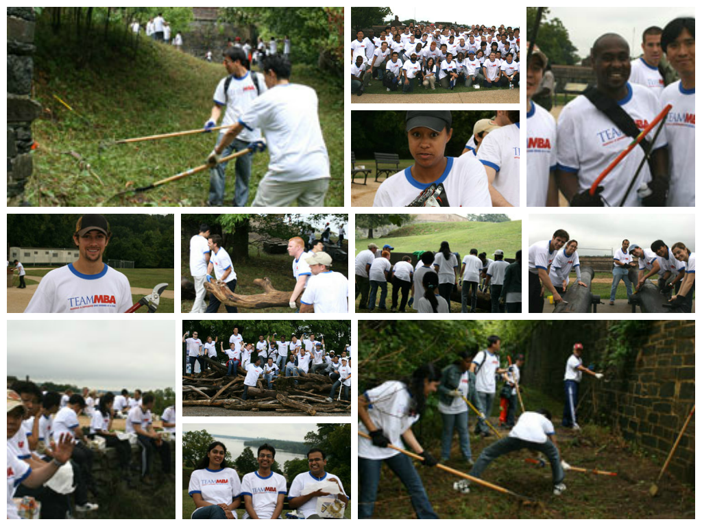 Smith Team MBA Cleans up Fort Washington Park