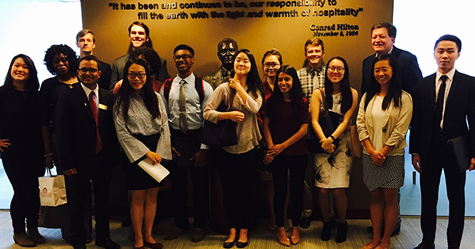 Hospitality Business Fellows Visit Hilton Worldwide