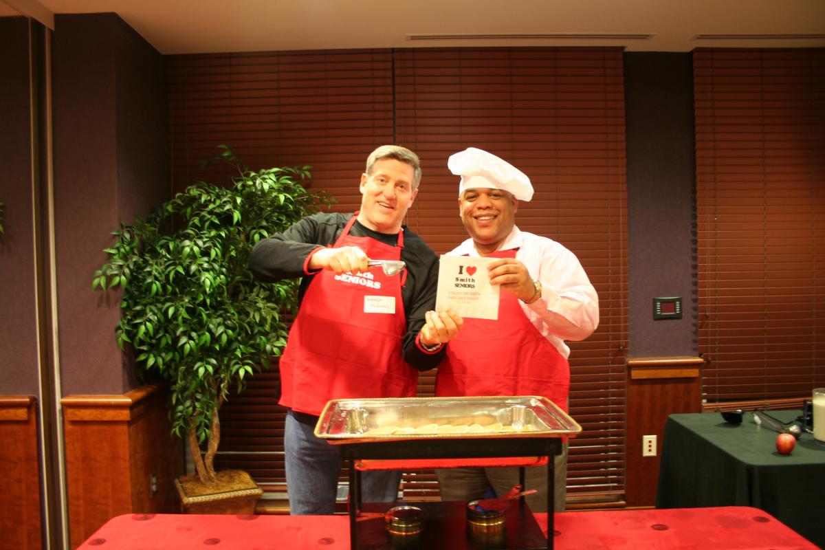 Smith celebrates seniors with second Stacks on Smith pancake night