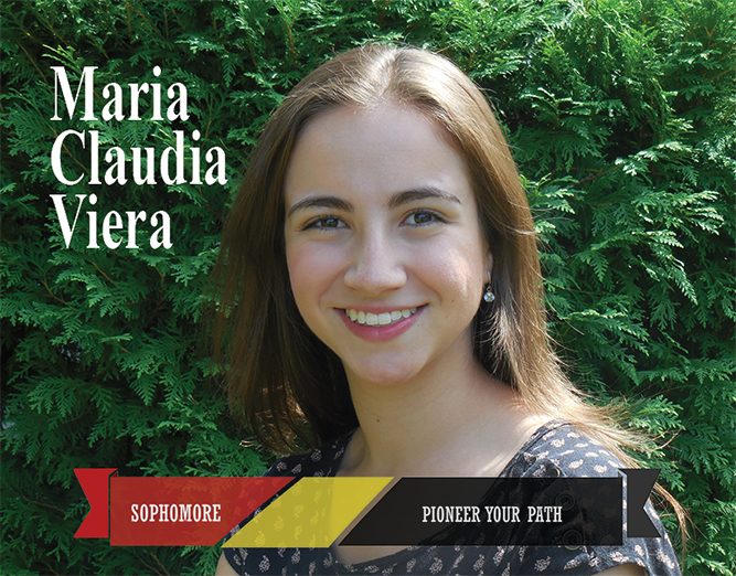 Maria Claudia Viera ’19 is Pioneering Her Path