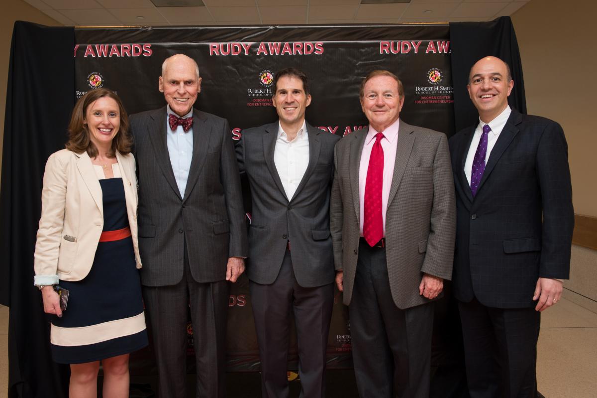 Dingman Center Namesake Presents “Rudy Awards”