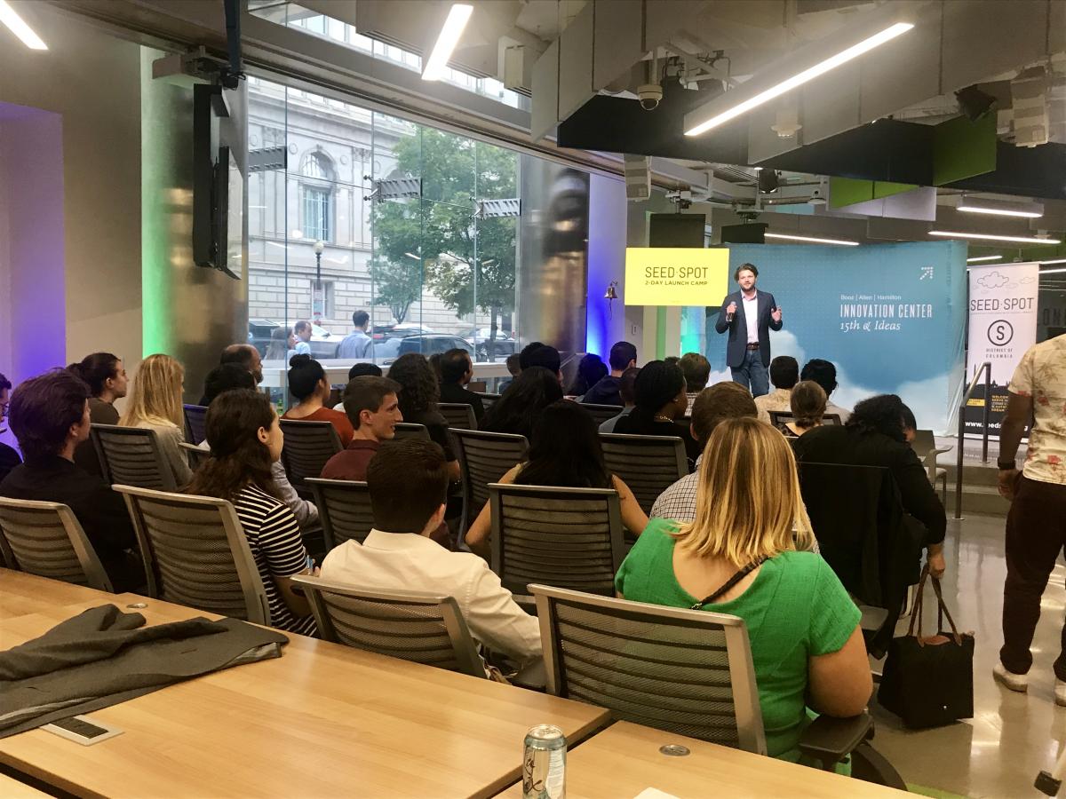 Social Innovation Fellows visit Booz Allen Innovation Center in Washington, DC