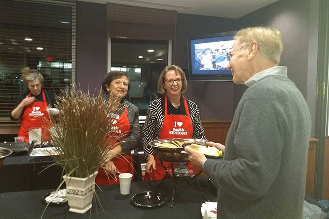 Students Enjoy Pancakes at Stacks on Smith