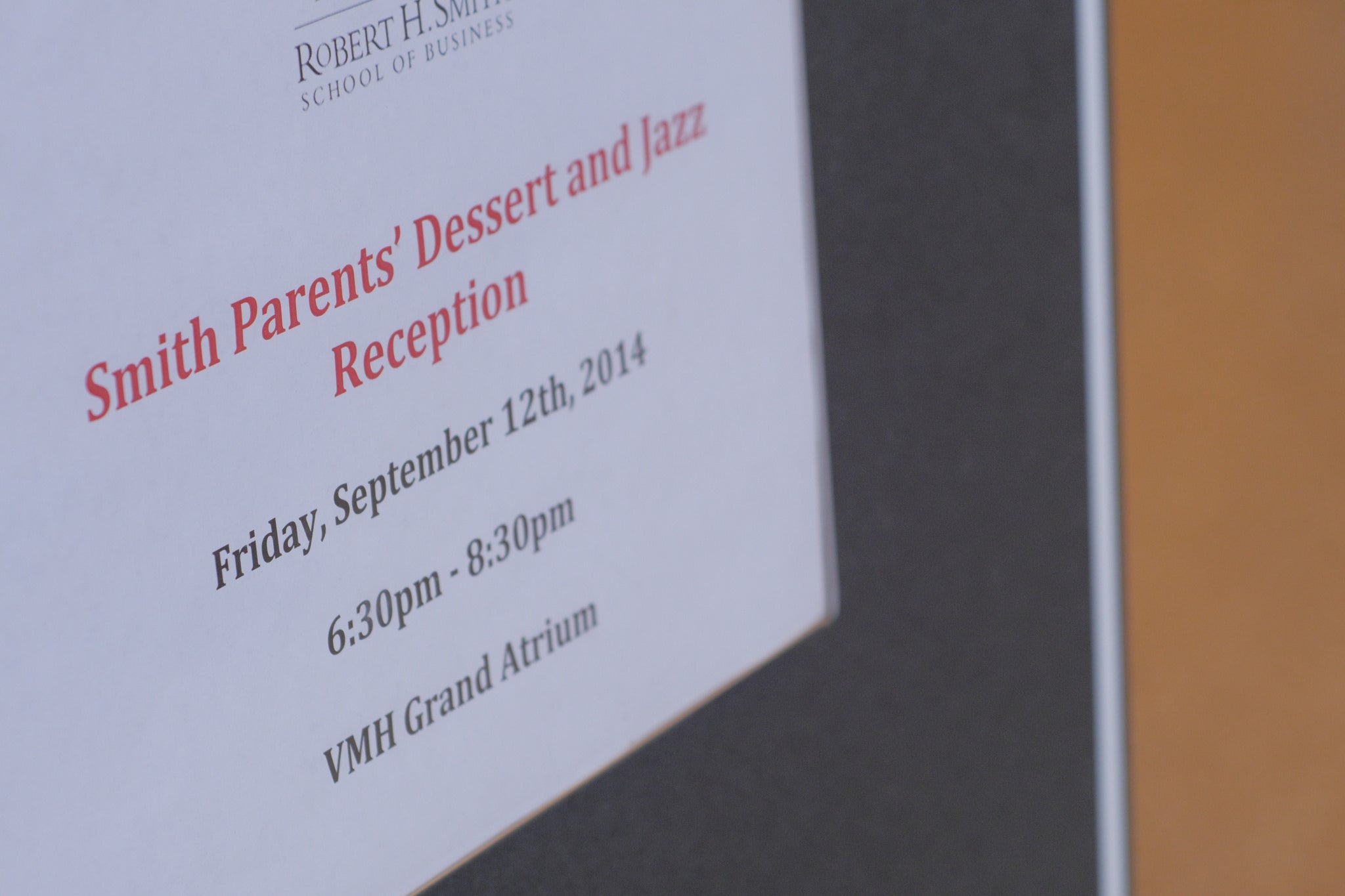 Smith Parents Visit Campus for Jazz & Dessert