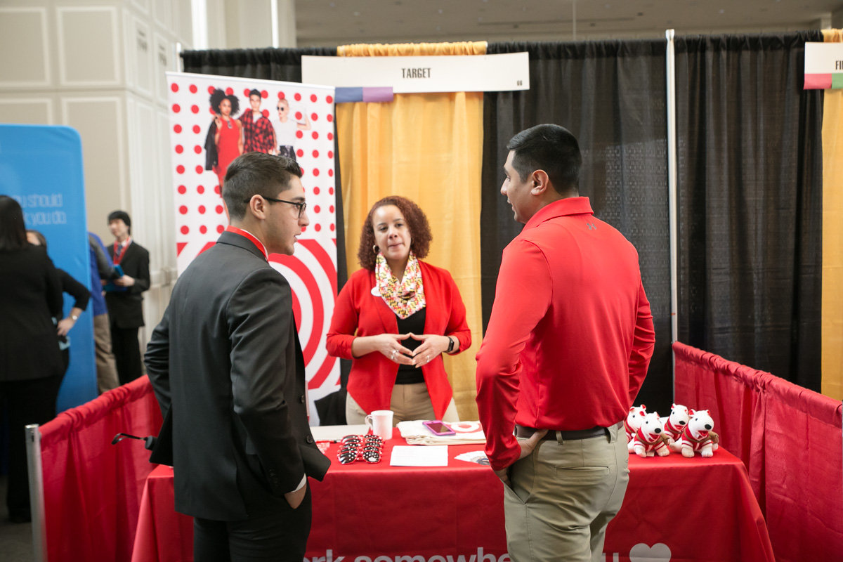 Undergrads Use App and Networking Skills at Spring Career Fair
