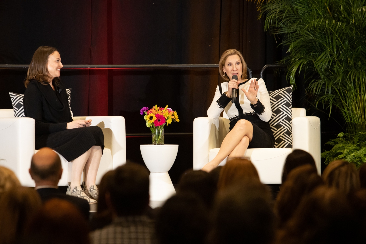Carly Fiorina Shares Leadership Keys at Women Leading Women
