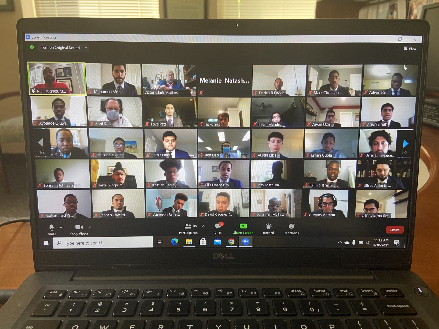 Men of Distinction Summit Goes Virtual to Engage Maryland-D.C. High School Students