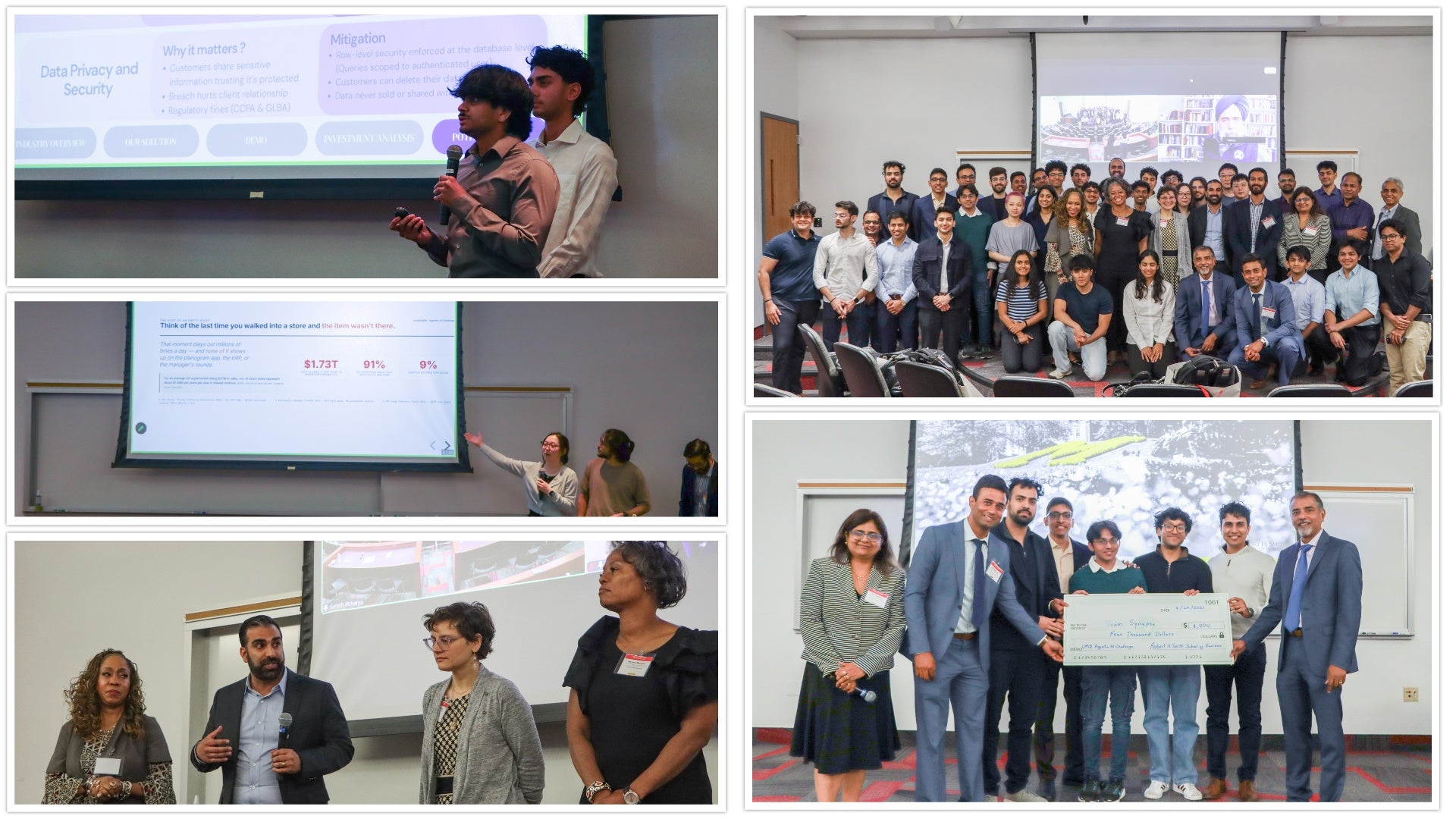 Students present projects, participate in panels and celebrate winners at the Agentic AI Challenge.