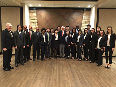 MBA/MS Student Trip to See Warren Buffett, November 18, 2016