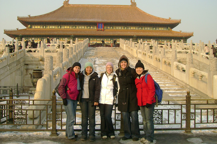 Smith students in China