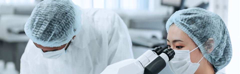 Healthcare workers in scrubs