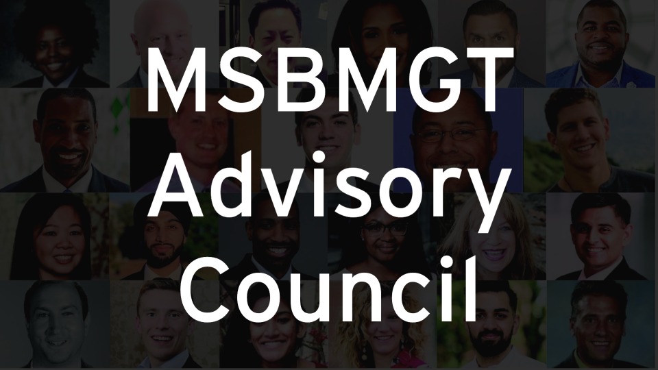 MSBMGT Advisory Council