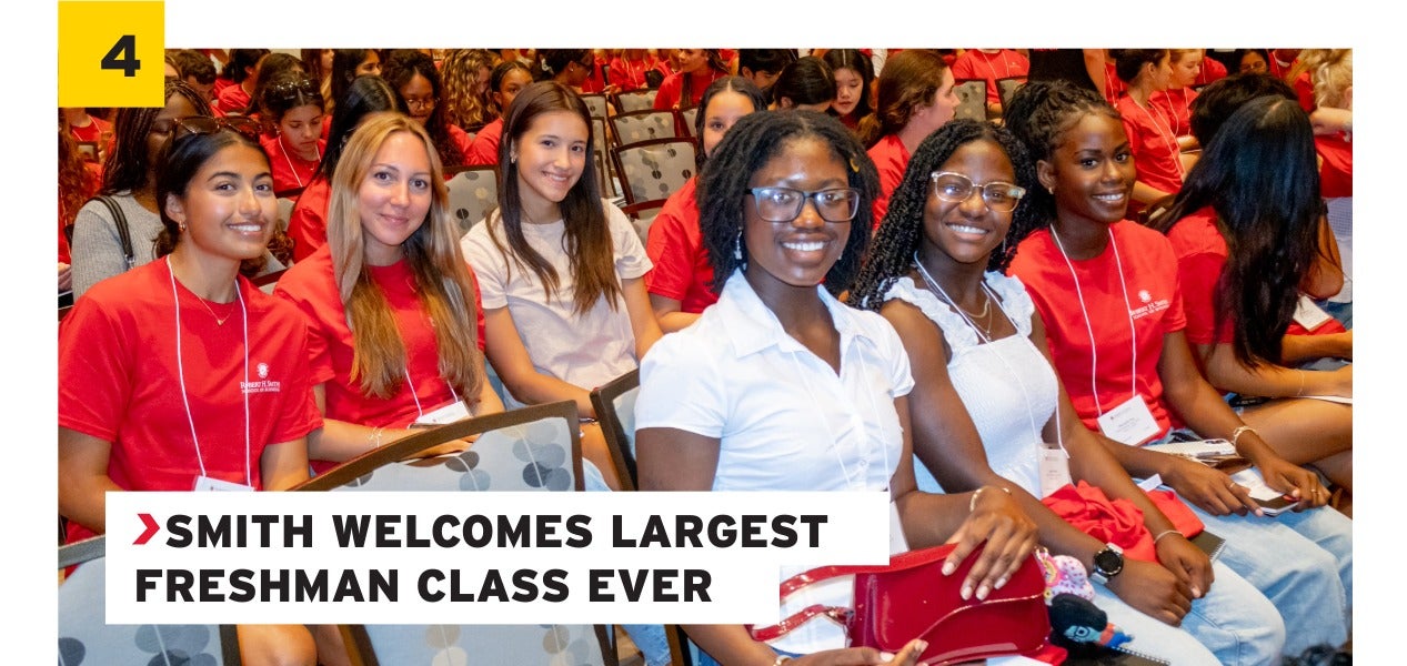 Freshman class at the convocation