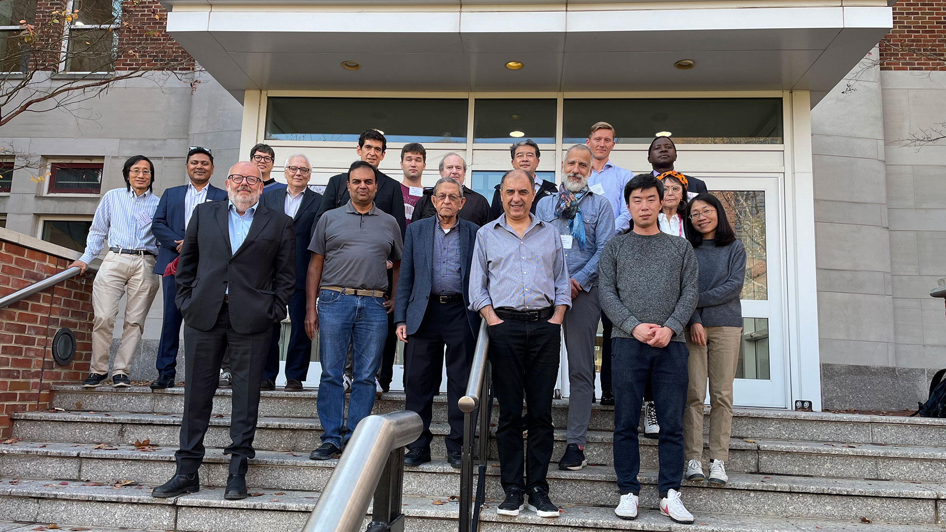 Organizers and attendees at the Peter Carr Gedenschkrift Conference in College Park, MD